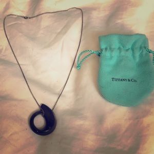 Tiffany and Co Frank Gehry nautilus necklace